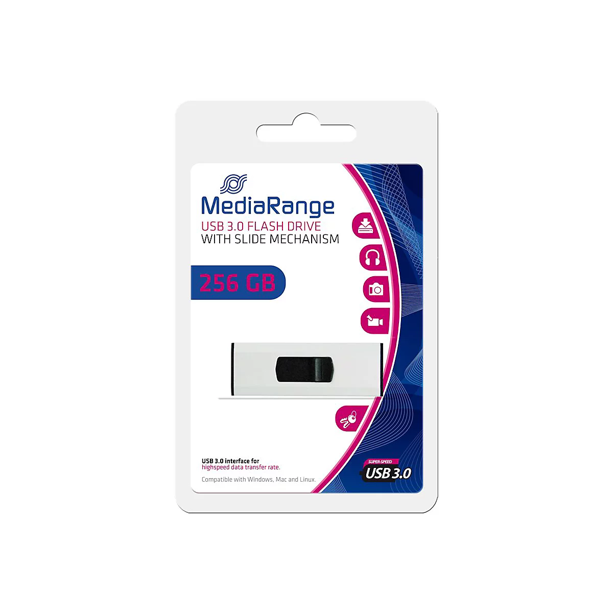 MediaRange - USB-Flash-Laufwerk - 256 GB