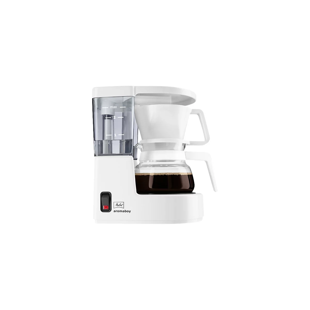 Melitta Aromaboy - Kaffeemaschine - 2 Tassen - weiß