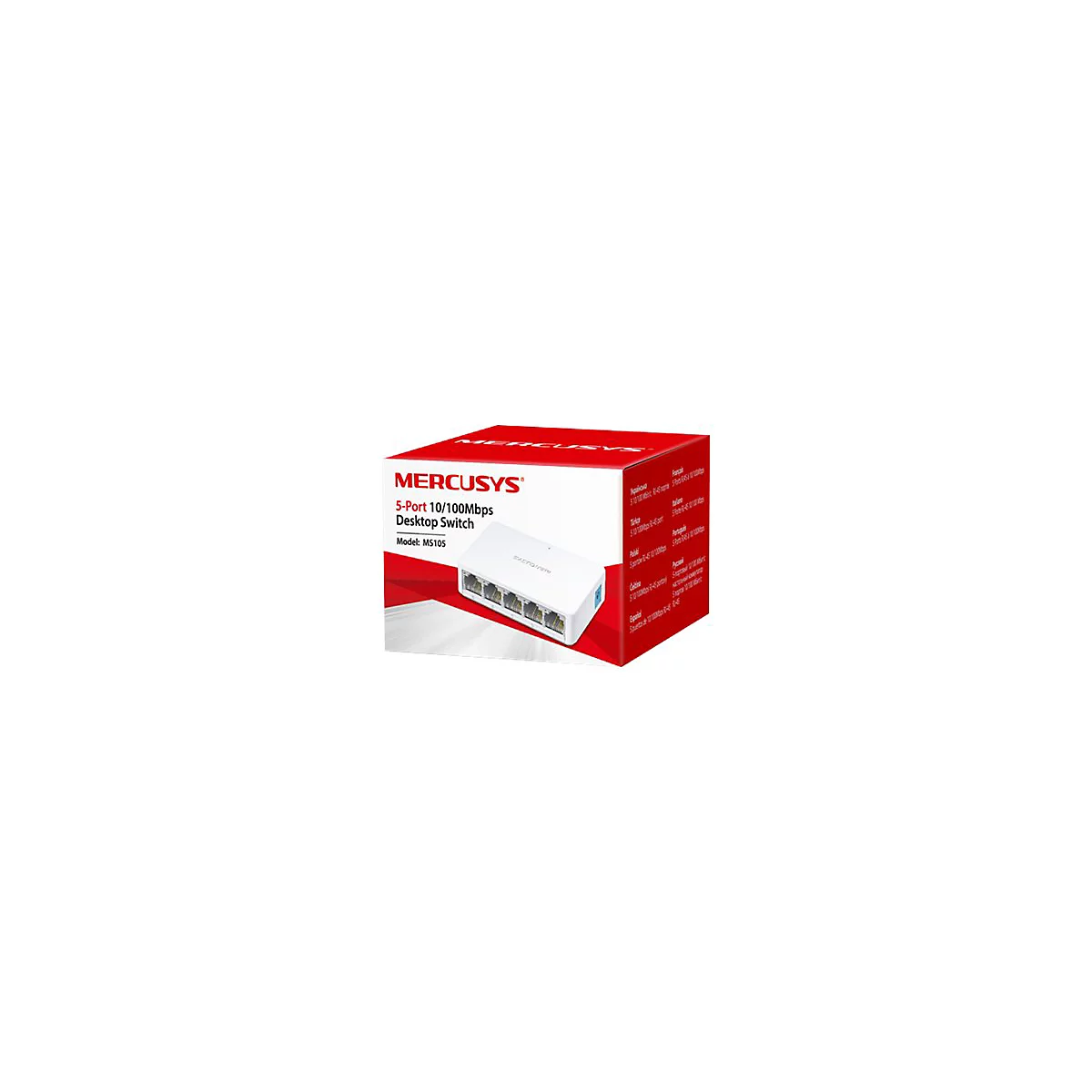 Mercusys MS105 - Switch - unmanaged - 5 x 10/100 - Desktop