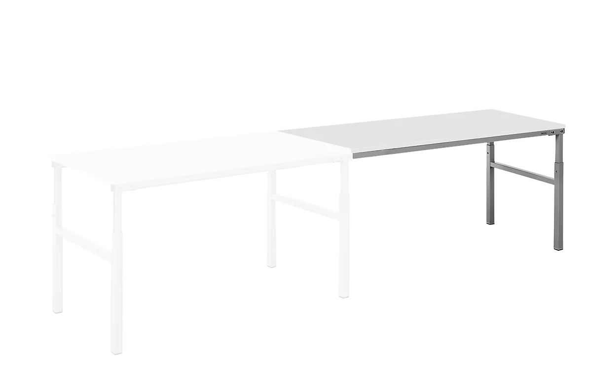 Mesa complementaria ESD TP 718L, 700 x 1800 mm