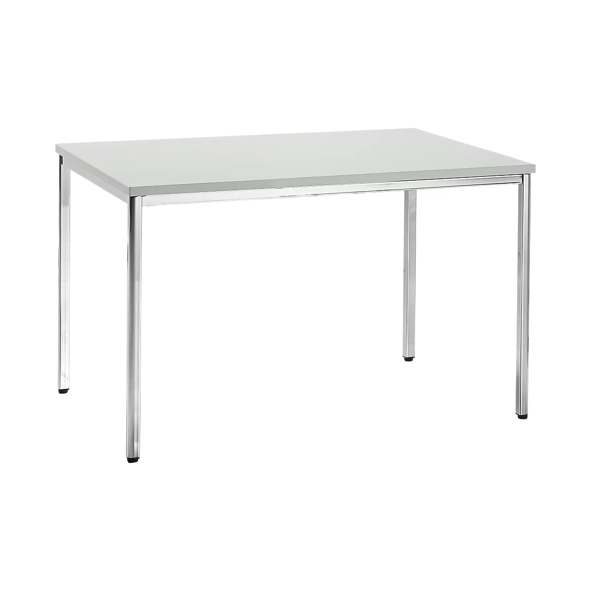 Mesa de reuniones, 1200 x 800 mm, gris luminoso