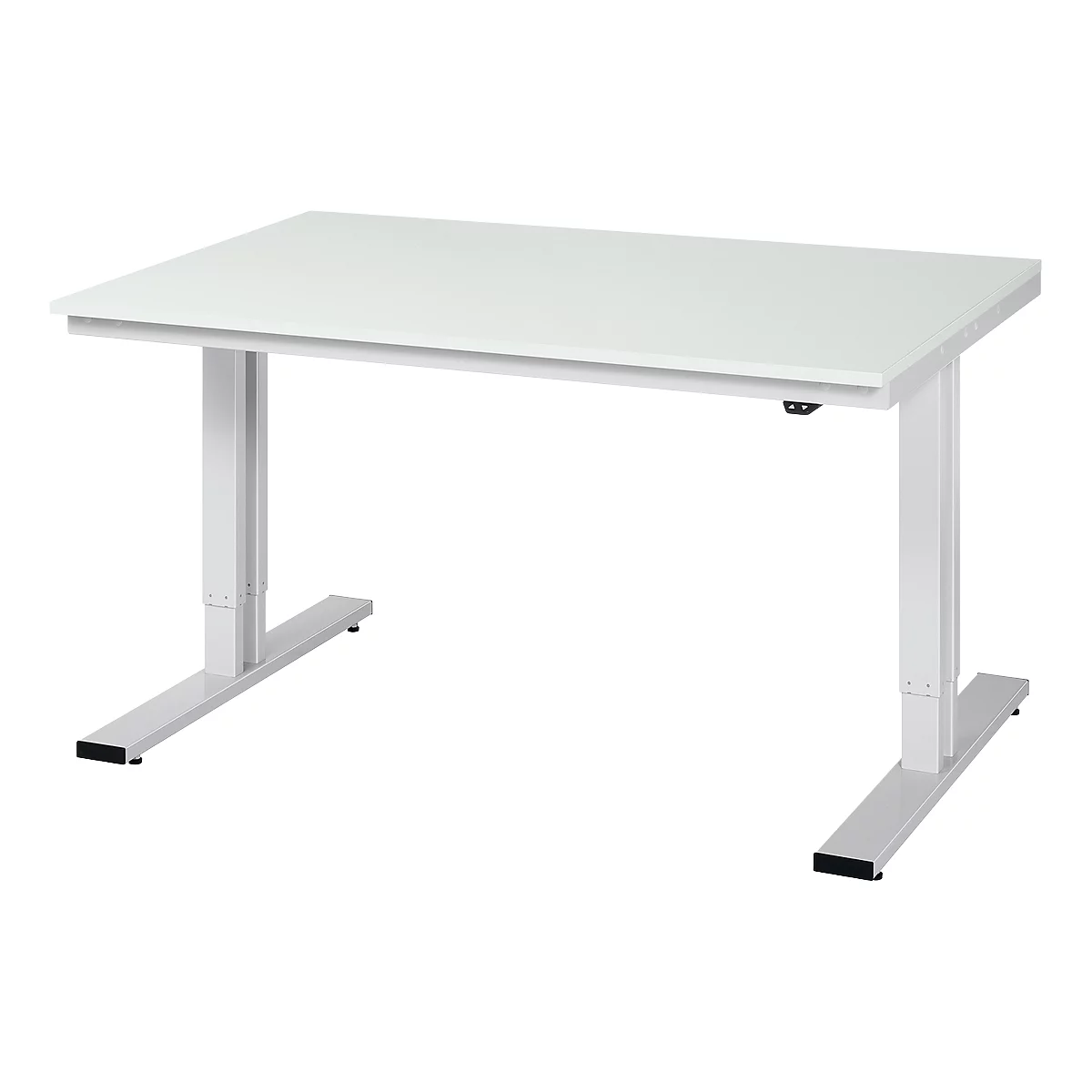 Mesa de trabajo serie adlatus 300, tablero de melamina, An 1500 x P 1000 x Al 720 - 1120 mm