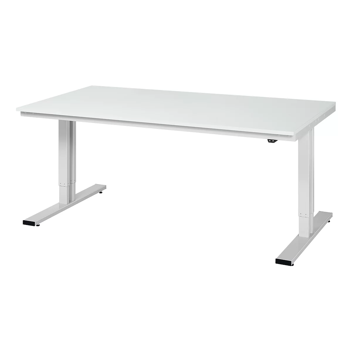 Mesa de trabajo serie adlatus 300, tablero de melamina, An 2000 x P 1000 x Al 720 - 1120 mm