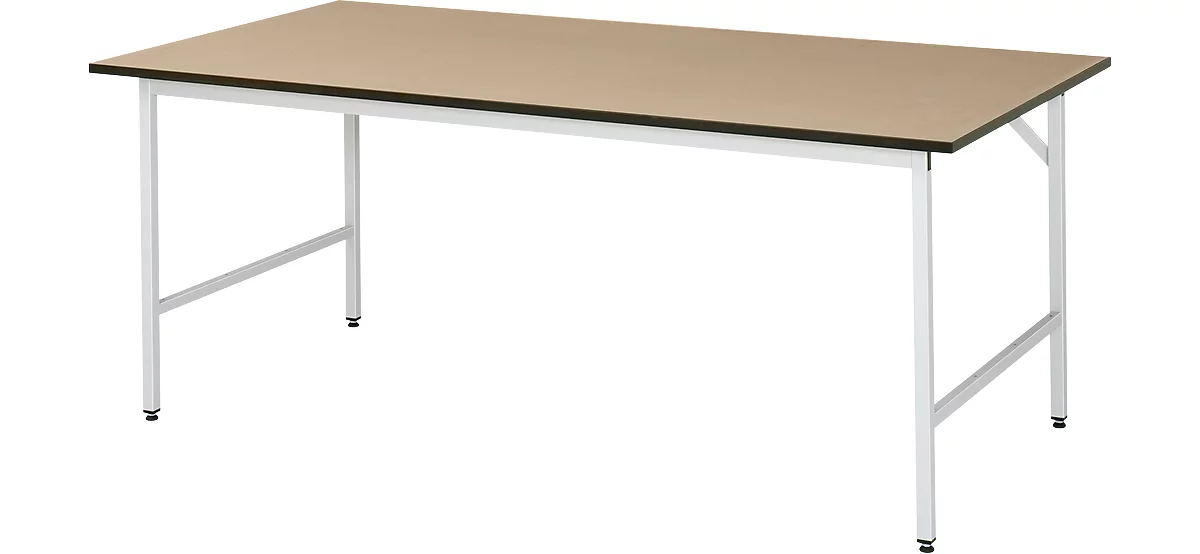 Mesa de trabajo, tablero MDF, 2000 x 1000 x 800-850 mm