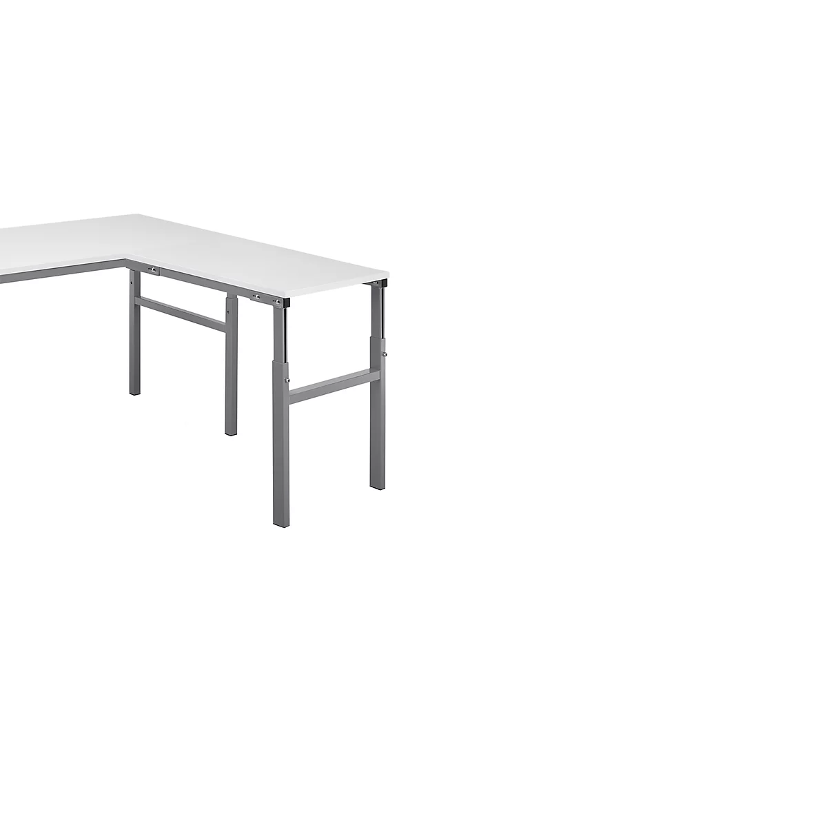 Mesa extensible angular Treston TP 507K para mesas de trabajo Treston series TP & TPH, An 700 x P 500 mm