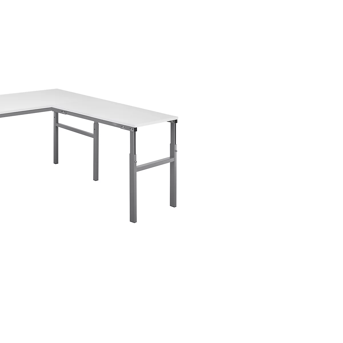 Mesa extensible angular Treston TP 510K para mesas de trabajo Treston series TP & TPH, An 1000 x P 500 mm