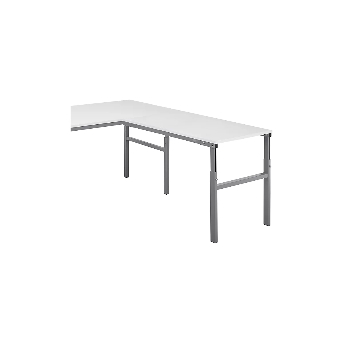 Mesa extensible angular Treston TP 710K para mesas de trabajo Treston series TP & TPH, An 1000 x P 700 mm