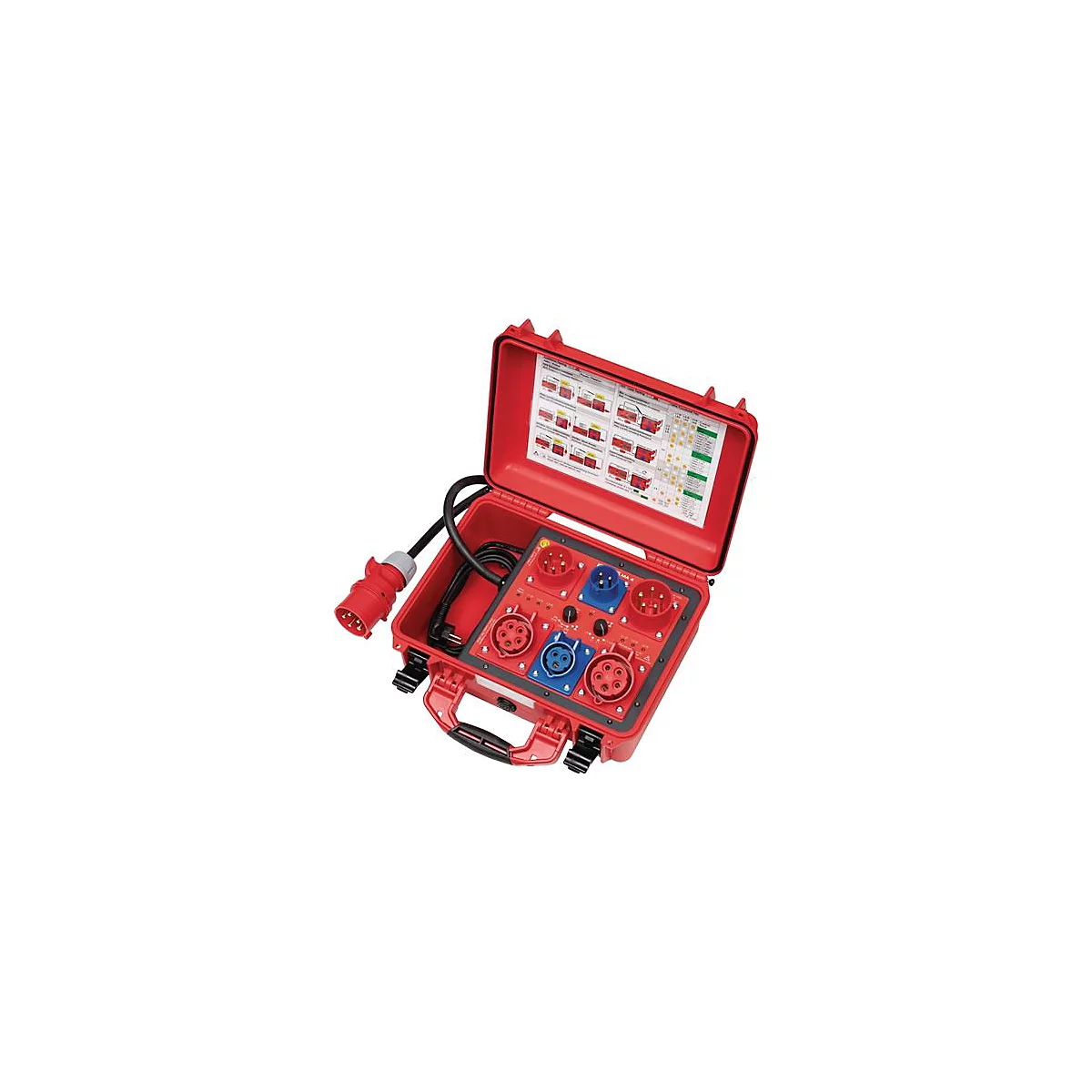 Messadapter aktive/passive Prüfung f. 1+3 phasige Geräte