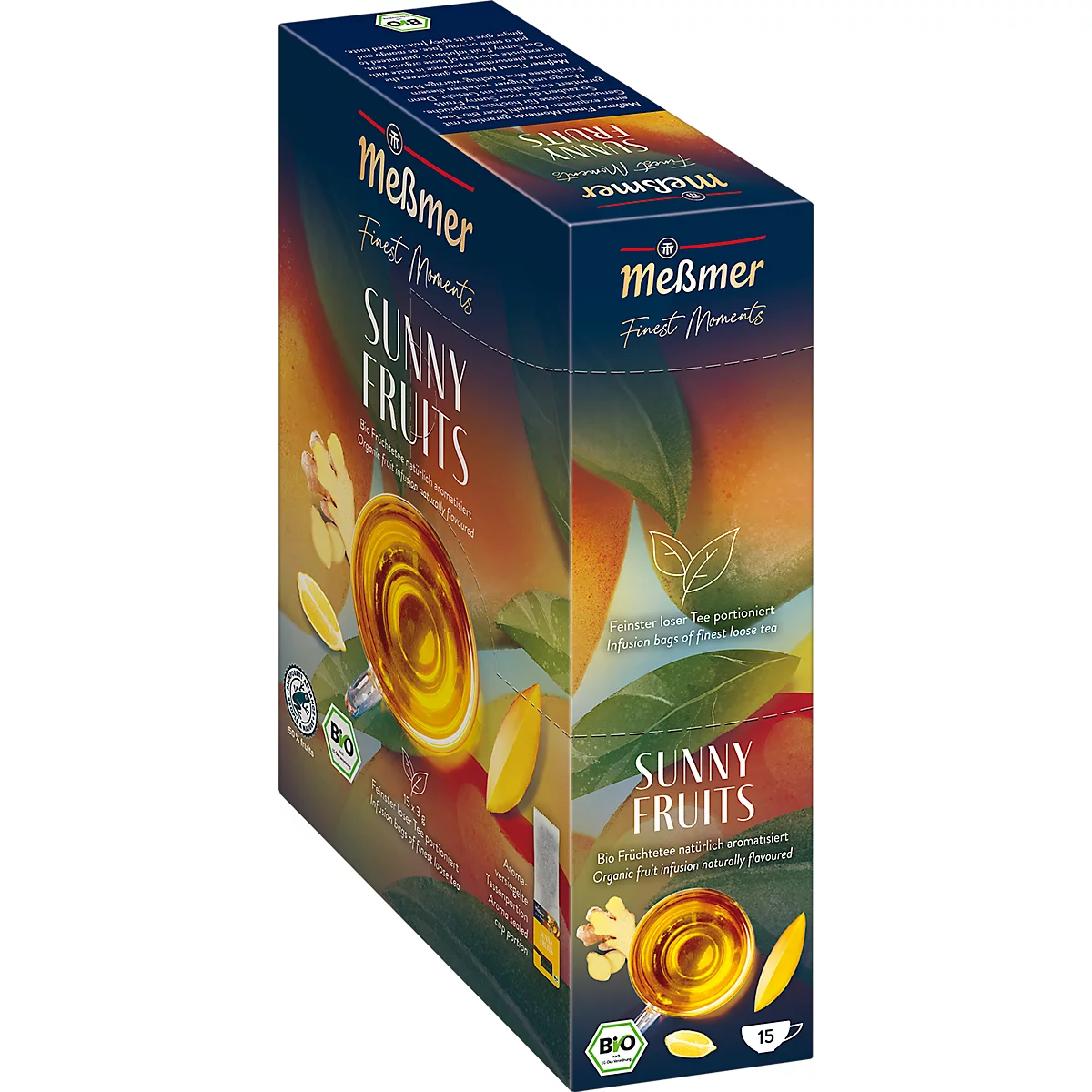 Messmer Finest Fruits vruchtenthee, theezakjes, 15 stuks