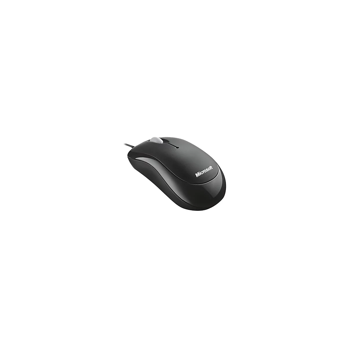 Microsoft Basic Optical Mouse - Maus - rechts- und linkshändig - optisch - 3 Tasten - kabelgebunden