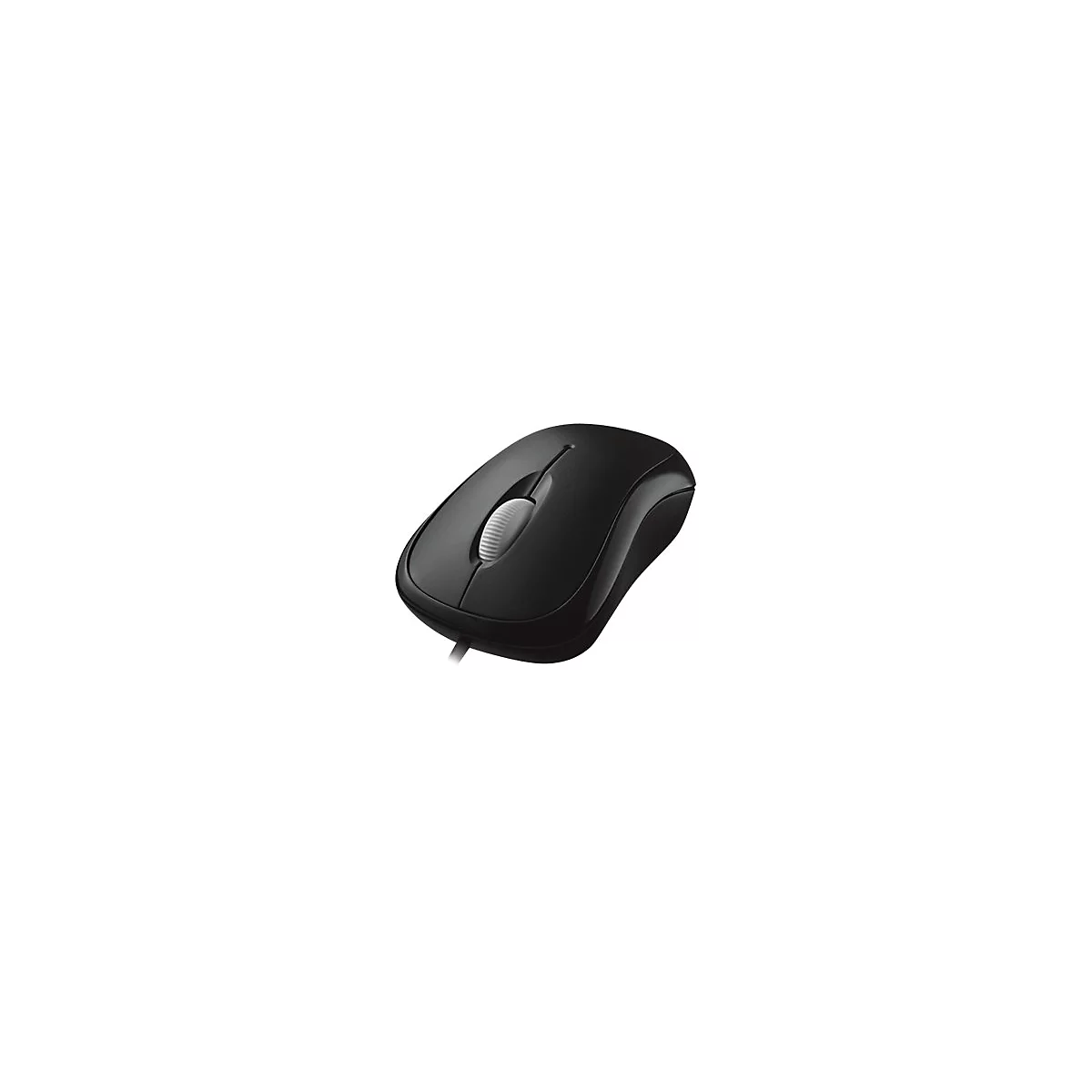 Microsoft Basic Optical Mouse - Maus - rechts- und linkshändig - optisch - 3 Tasten - kabelgebunden