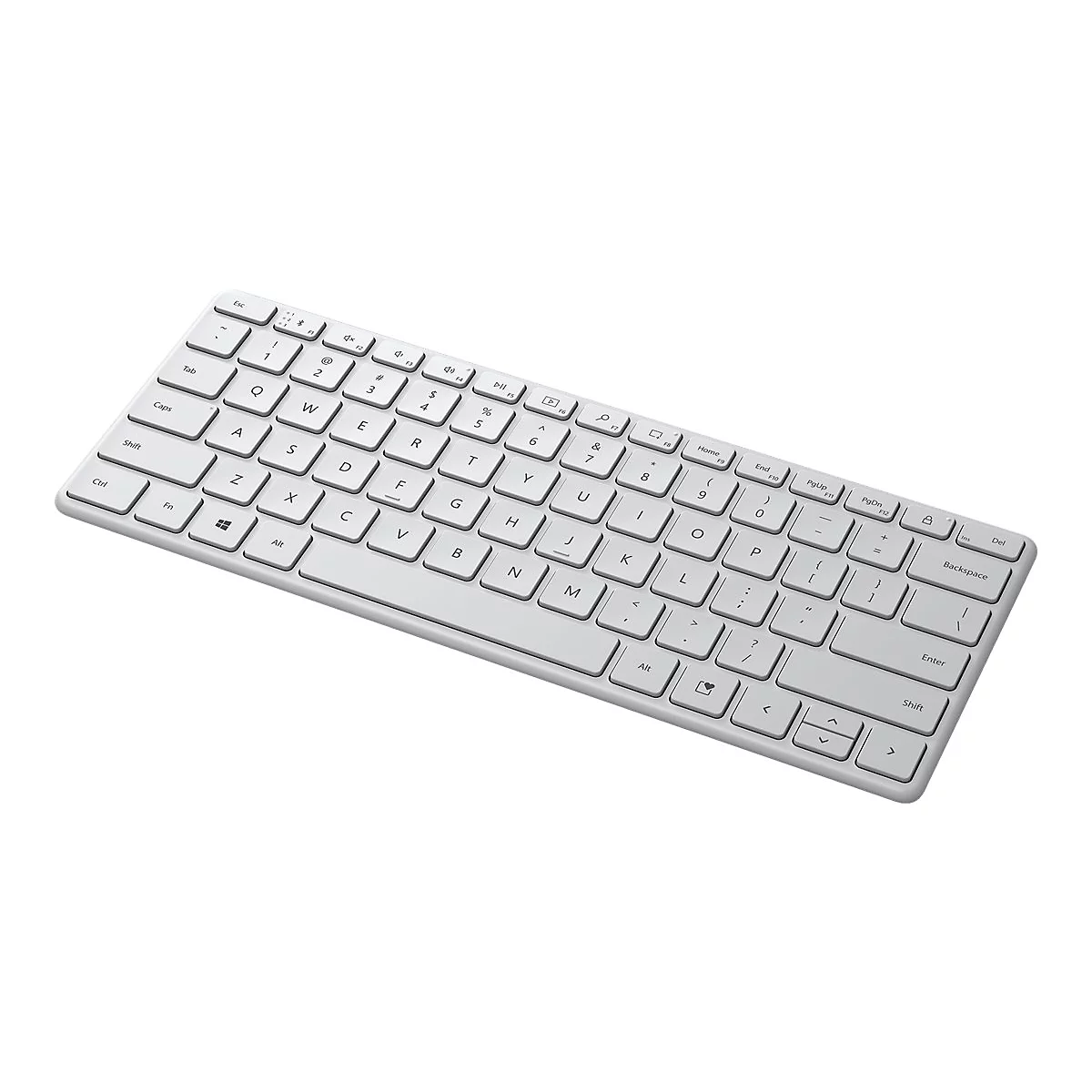 Microsoft Designer Compact - Tastatur - kabellos - Bluetooth 5.0 - QWERTZ - Deutsch