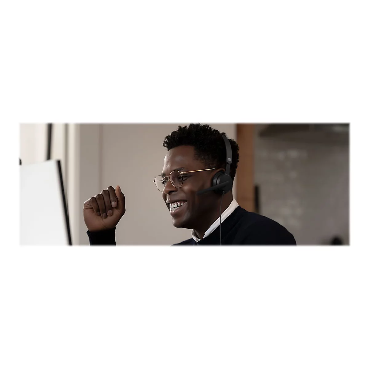 Microsoft Modern USB-C Headset for Business - Headset - On-Ear - kabelgebunden - USB-C - Schwarz