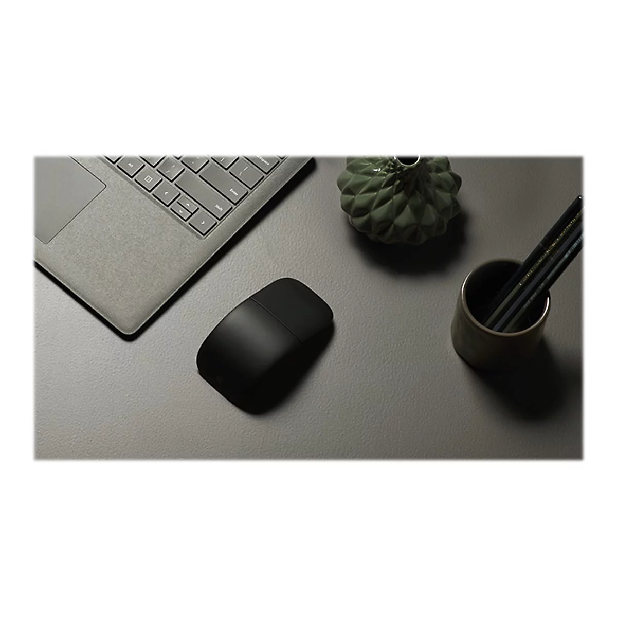 Microsoft Surface Arc Maus - Maus - optisch - 2 Tasten - kabellos - Bluetooth 4.1