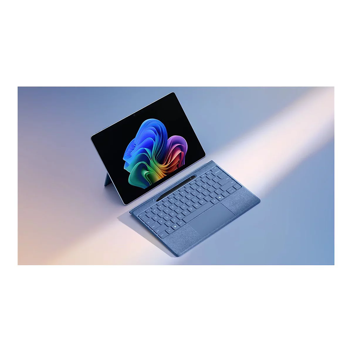 Microsoft Surface Pro Flex Keyboard - Tastatur - mit Touchpad, Beschleunigungsmesser, Surface Slim Pen 2 Ablage- und Ladeschale - hinterleuchtet - kabellos - Bluetooth LE