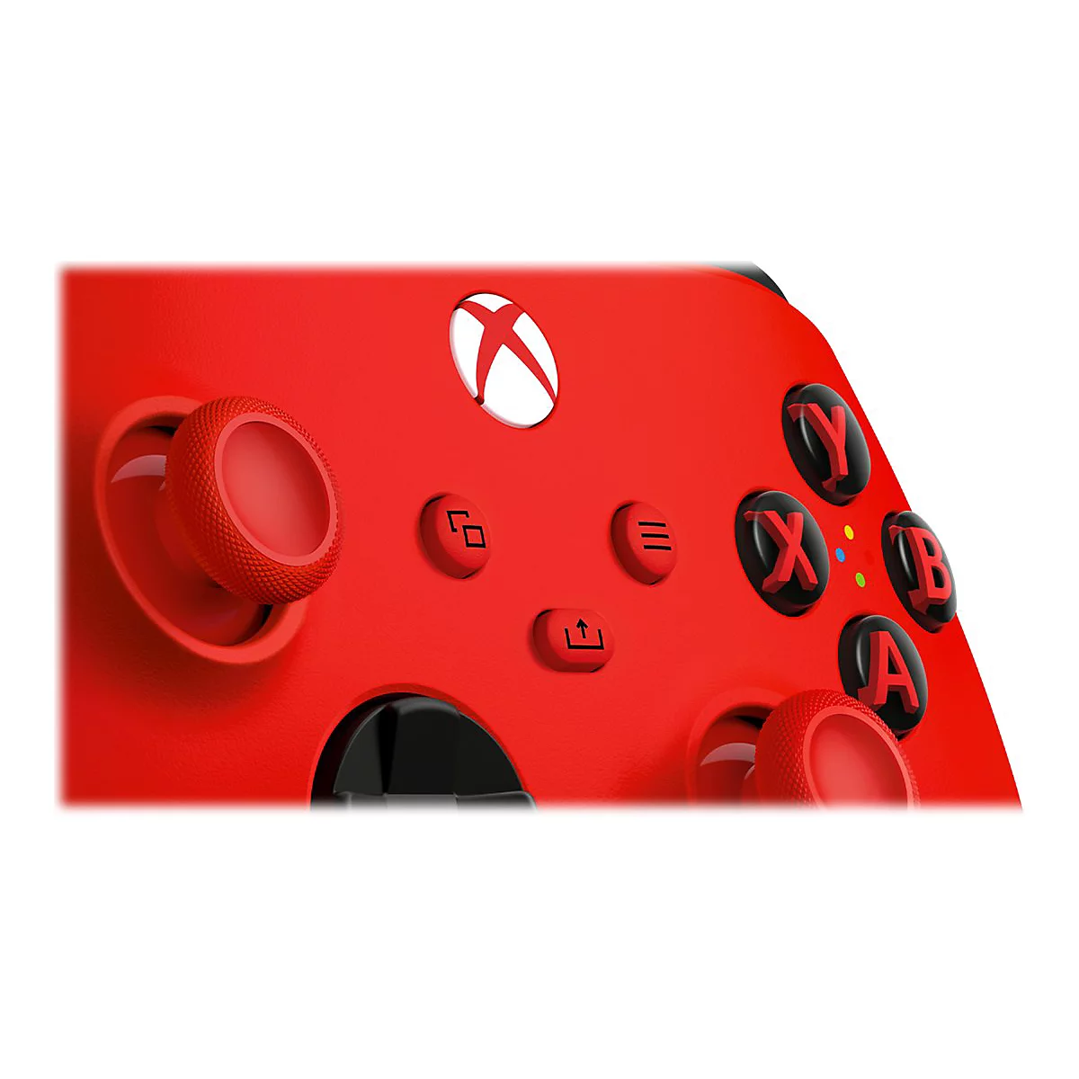 Microsoft Xbox Wireless Controller - Game Pad - kabellos - Bluetooth - Pulse Red - für PC, Microsoft Xbox One, Android, Microsoft Xbox Series S, Microsoft Xbox Series X, iOS