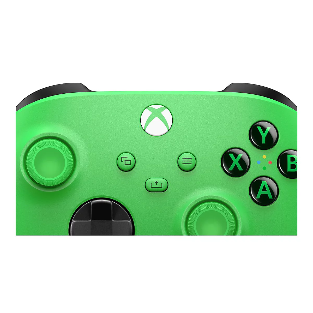 Microsoft Xbox Wireless Controller - Game Pad - kabellos - Bluetooth - Velocity Green - für PC, Microsoft Xbox One, Android, Microsoft Xbox Series S, Microsoft Xbox Series X, iOS