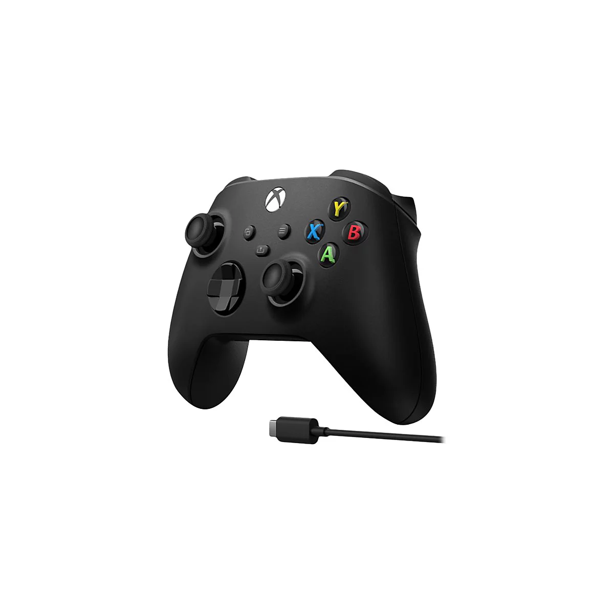 Microsoft Xbox Wireless Controller + USB-C Cable - Game Pad - kabellos - Bluetooth - für PC, Microsoft Xbox One, Android, iOS, Microsoft Xbox Series S, Microsoft Xbox Series X