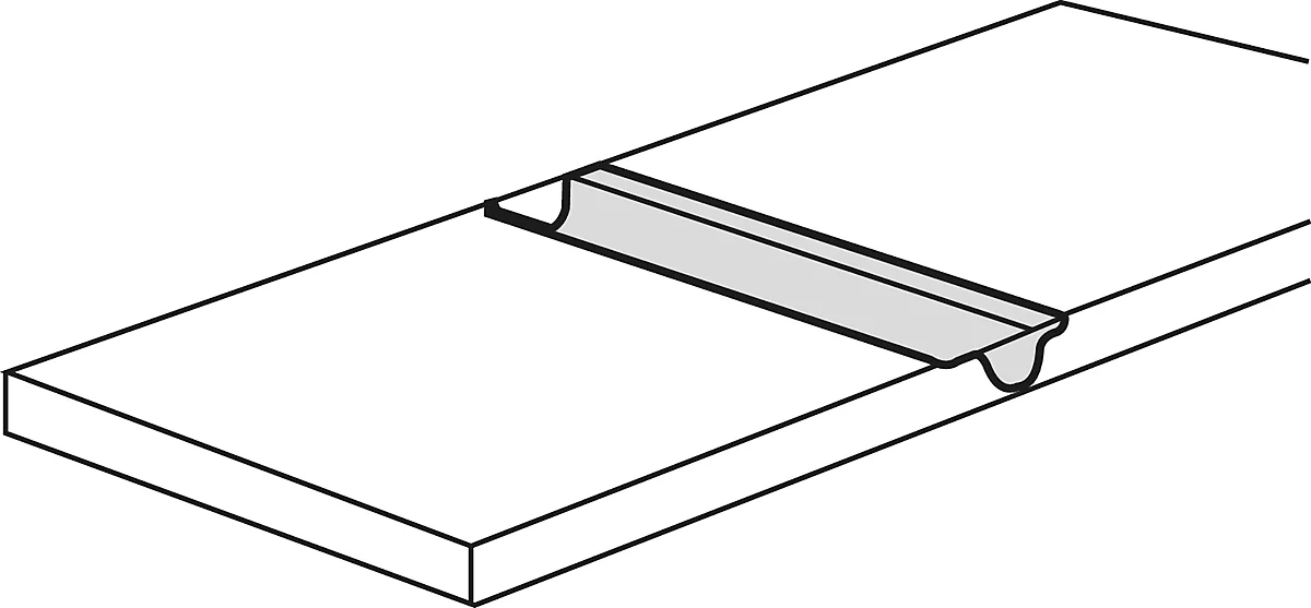 Miembro horizontal de estante, para estantería de acero PROGRESS 2000, P 500 mm