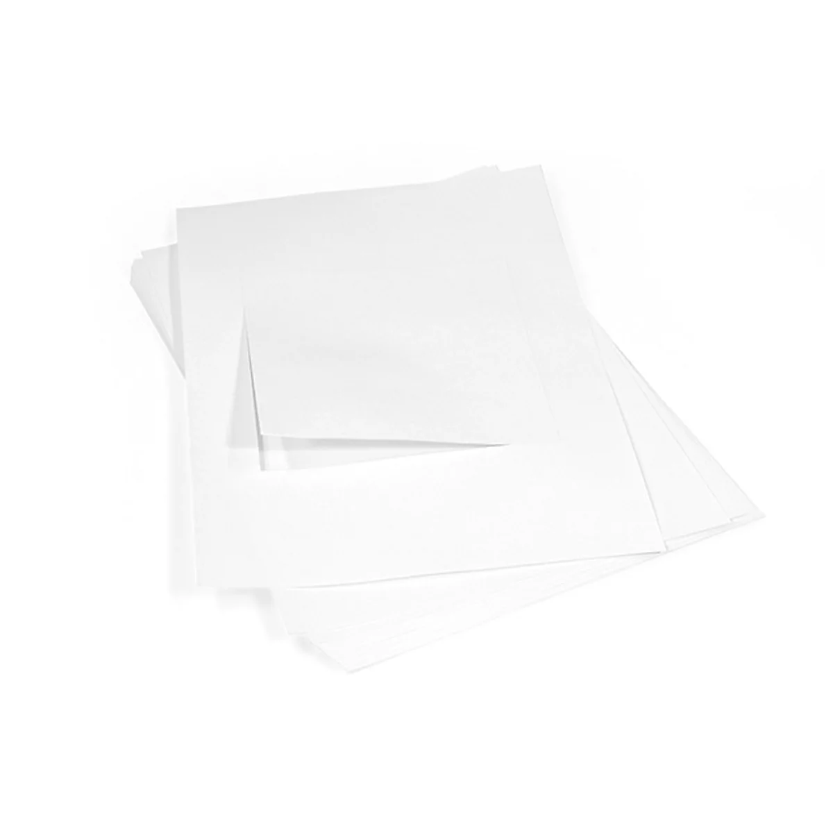 Milchglasfolie für Glas-Design-Türschild, beschreibbar, leicht vorgestanzt, für Format A6, B 148 x H 105 mm, 10 Stück