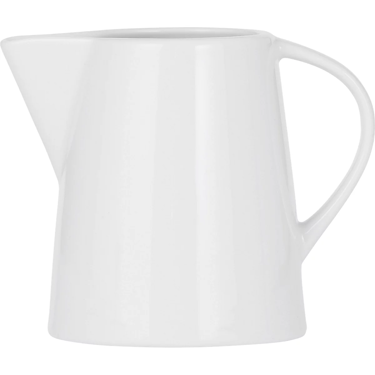 Milchkännchen Caterado ISTA, rund, Volumen 200 ml, spülmaschinenfest Ø 59 x H 90 mm, Porzellan, weiß