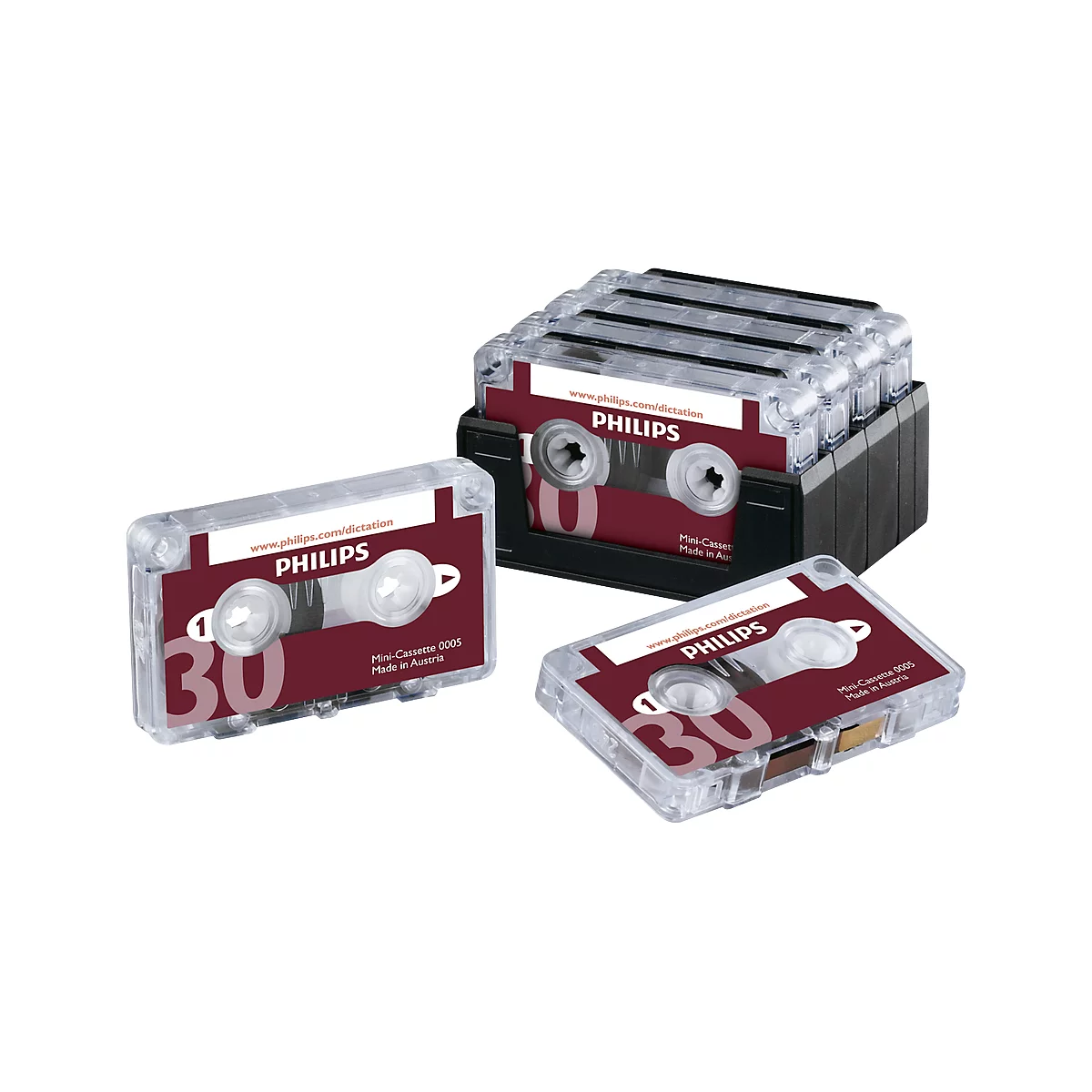 Mini-cassette PHILIPS, 2 x 15 min.