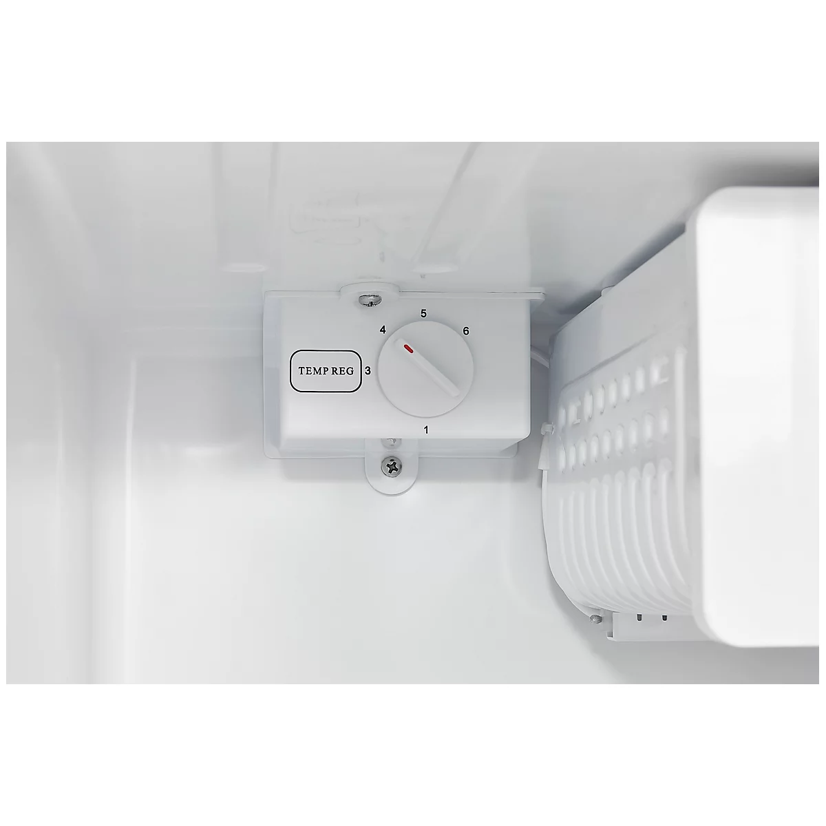 Mini koelkast exquisit, 70 W, 43 l, 41 dB, 2 vakken/1 vriesvak/2 deurvakken, deurscharnier omkeerbaar, B 440 x D 470 x H 510 mm, wit