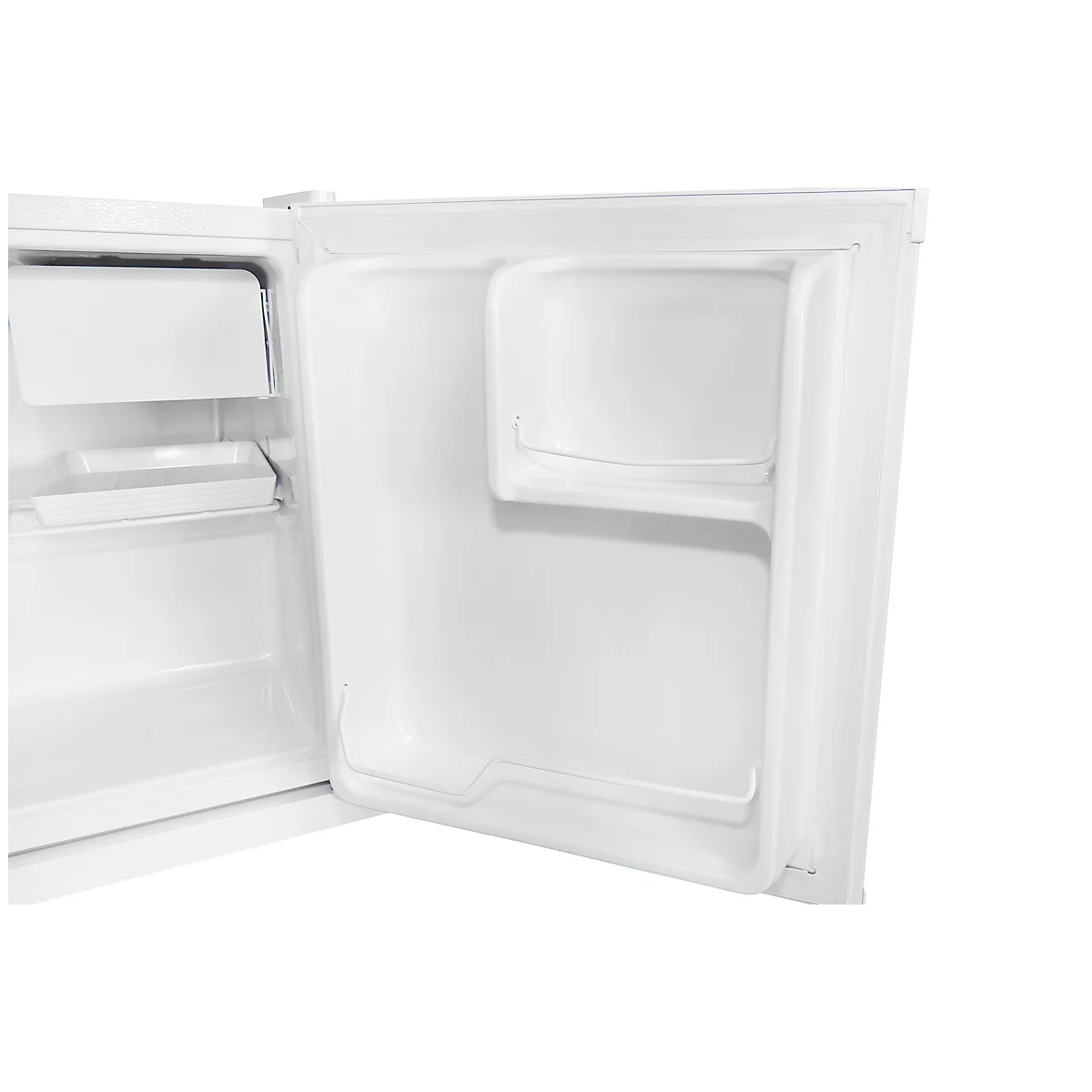 Mini koelkast exquisit, 70 W, 43 l, 41 dB, 2 vakken/1 vriesvak/2 deurvakken, deurscharnier omkeerbaar, B 440 x D 470 x H 510 mm, wit