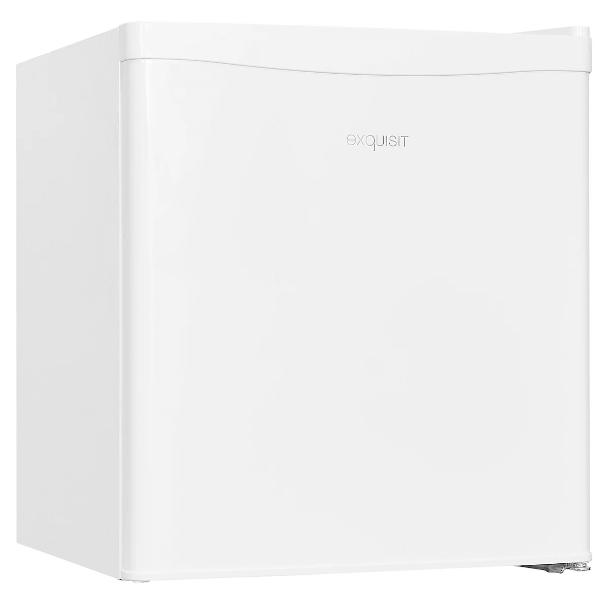 Mini Kühlschrank exquisit, 70 W, 43 l, 41 dB, 2 Fächer/1 Gefrierfach/2 Türfächer, Türanschlag wechselbar, B 440 x T 470 x H 510 mm, weiß