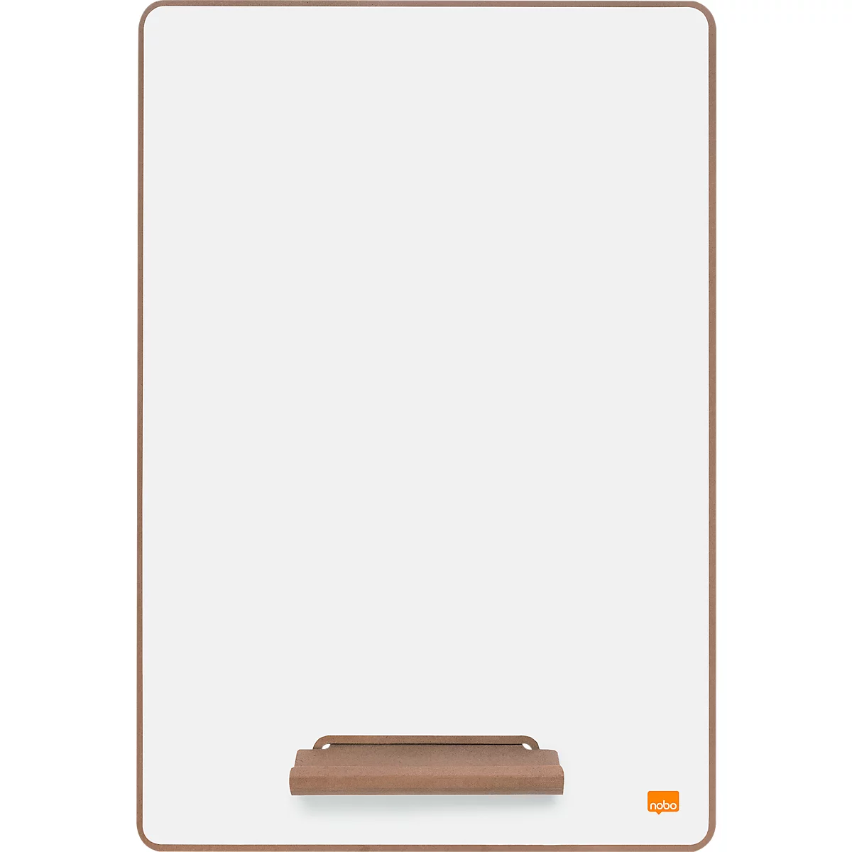Mini-Whiteboard Nobo, Format A4, beidseitig nutzbar, magnethaftend, beschreibbar, abnehmbarer Ständer, Ablageschale, B 210 x T 5 x H 297 mm, weiß