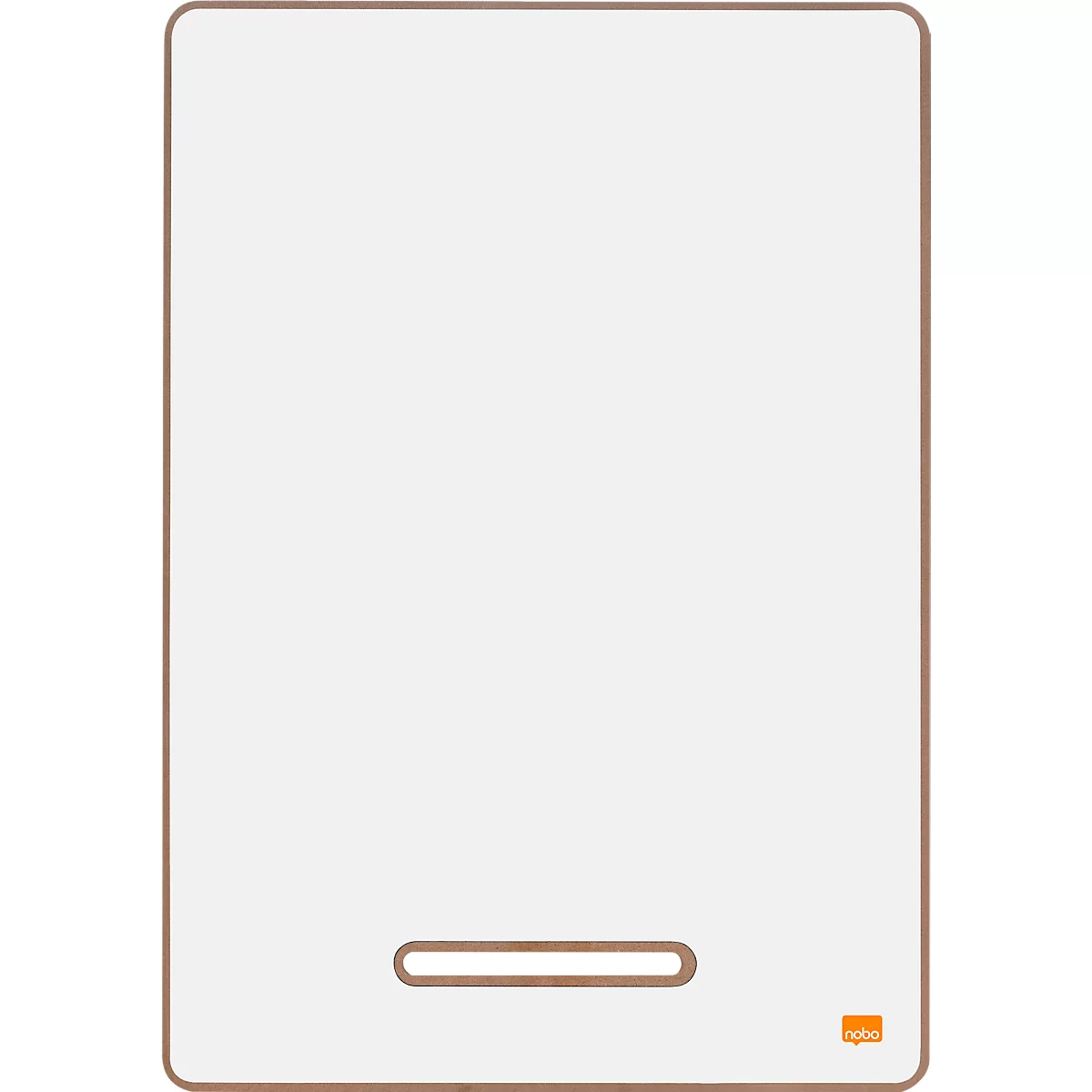 Mini-Whiteboard Nobo, Format A4, beidseitig nutzbar, magnethaftend, beschreibbar, abnehmbarer Ständer, Ablageschale, B 210 x T 5 x H 297 mm, weiß
