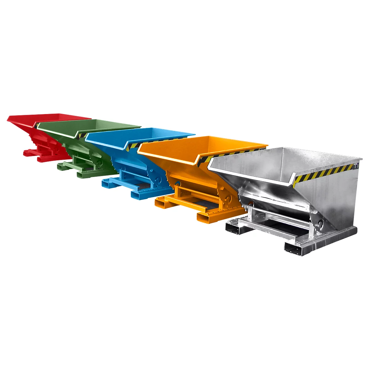 Minisparkbak type EXPO-E 275, kabelkiepbedrijf, capaciteit 0,275 m³, tot 750 kg, gegalvaniseerd