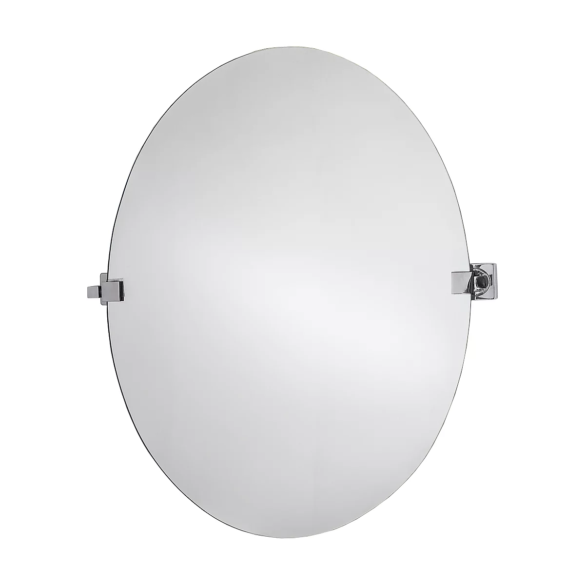 Miroir acrylique, ovale, épaisseur 3 mm,