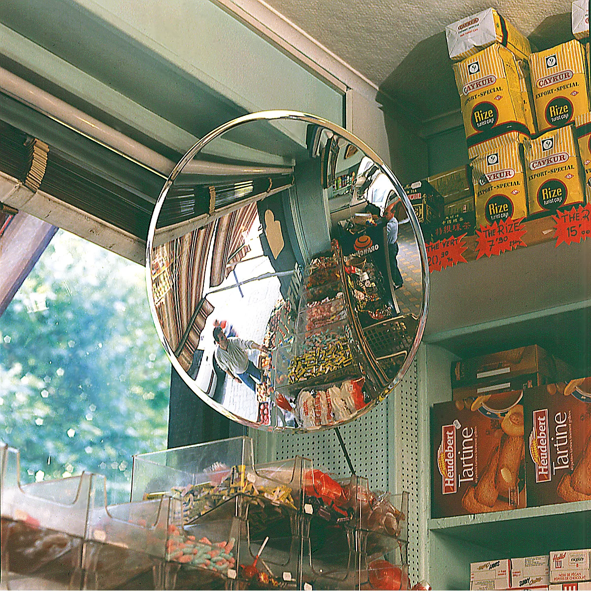 Miroir de sécurité et de surveillance rond, pour l'intérieur, Ø 500 mm, 2,5 kg