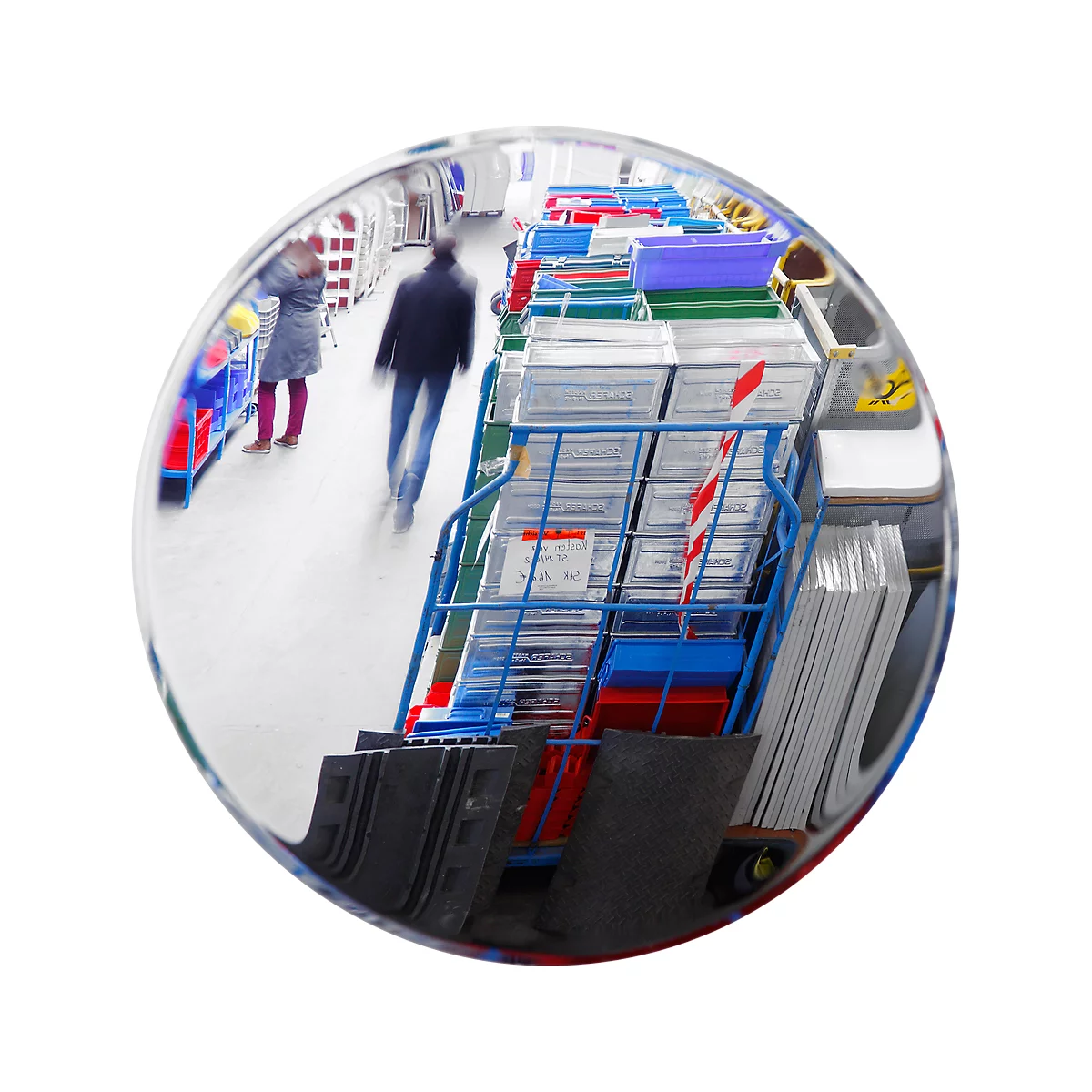 Miroir de sécurité et de surveillance rond, pour l'intérieur, Ø 500 mm, 2,5 kg