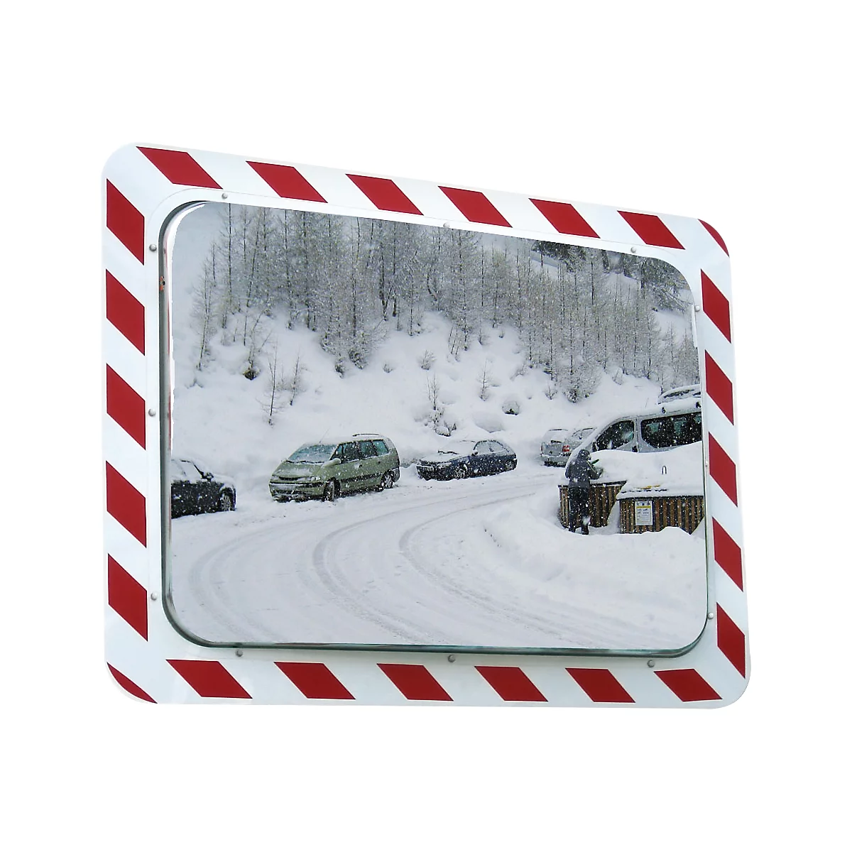 Miroir de surveillance anti-gel et anti-bris Vialux, rectangulaire