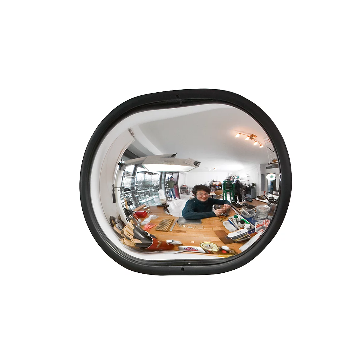 Miroir, ovale, 1 kg, 360 x 260 x 75 mm