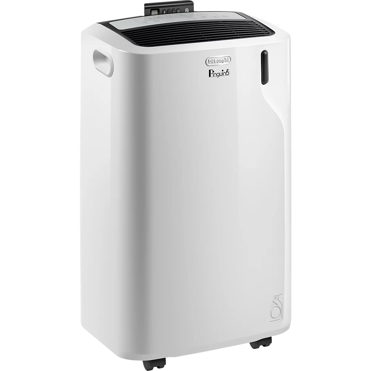 Mobiele airconditioner De'Longhi Pinguino PAC EM90 SILENT, lucht-luchtsysteem, met luchtafvoerslang, tot 2,5 kW, max. 400 m³/h, ruimtes tot 90 m³