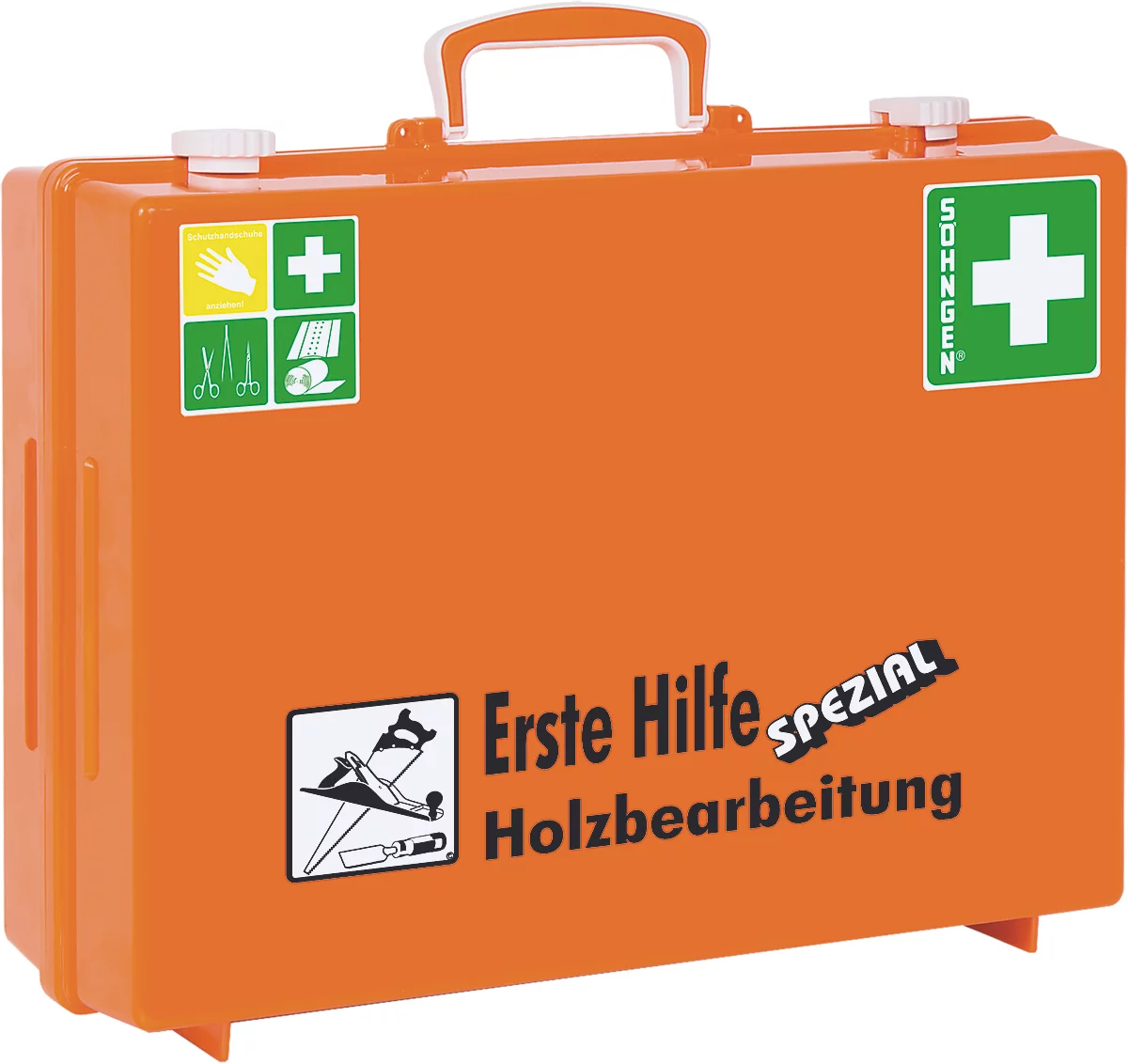 Mobiler Erste-Hilfe-Koffer, Bereich Holzbearbeitung
