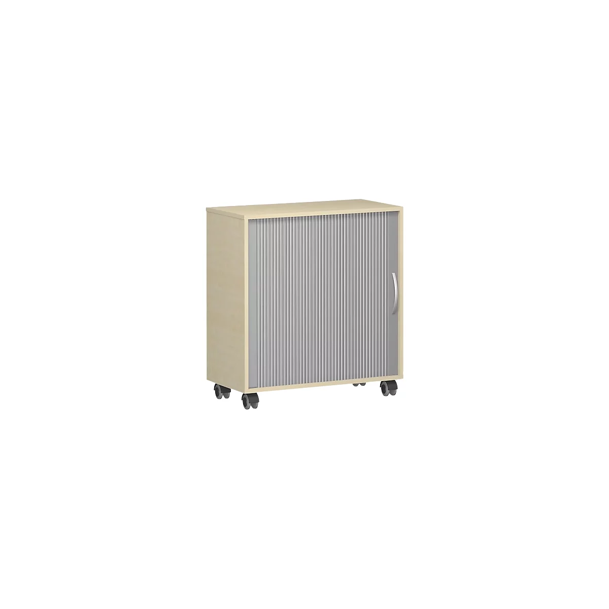 Mobiler Querrollladenschrank Alicante, B 800 x T 400 x H 791 mm, Ahorn-Dekor