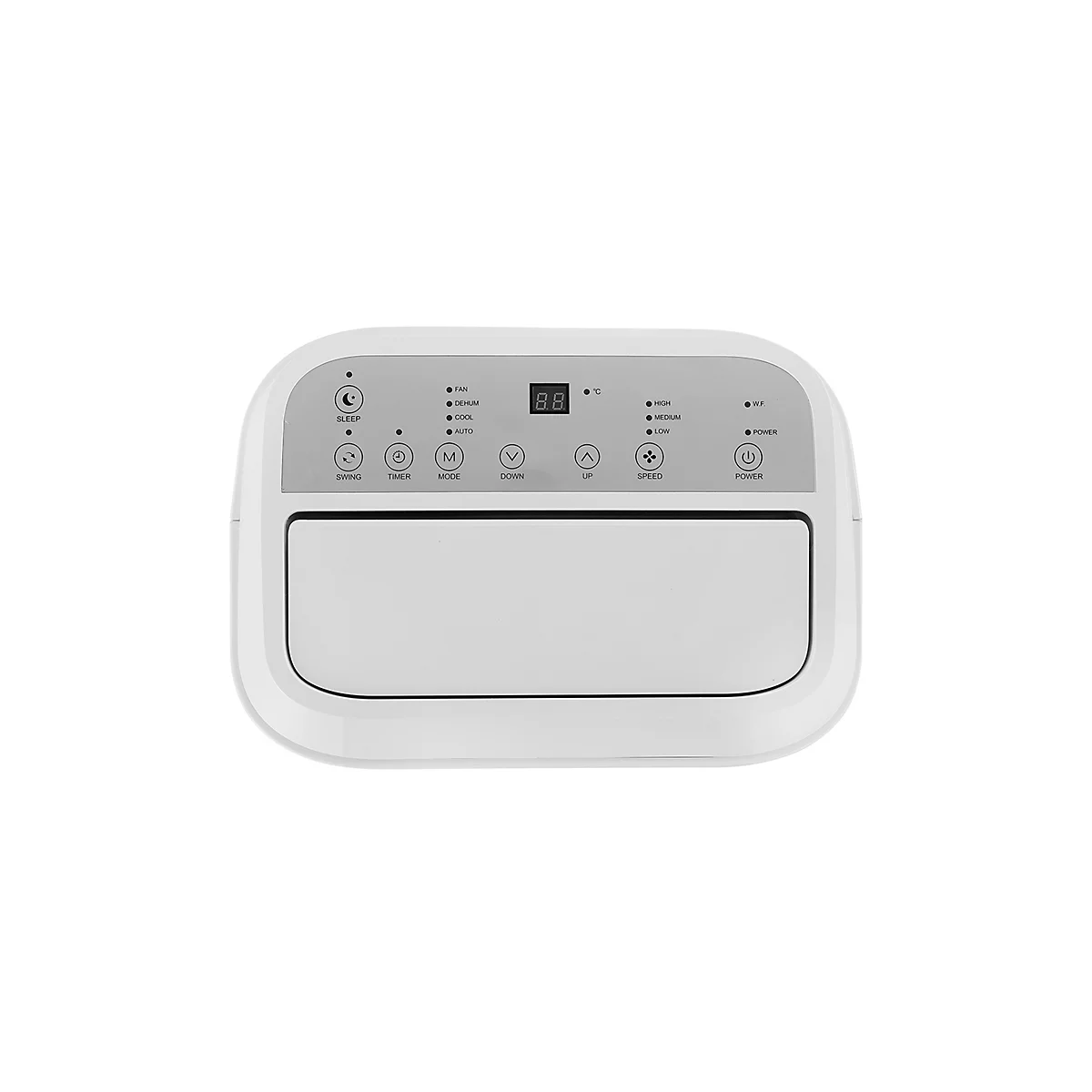 Mobiles Klimagerät FRESCO 100, 2-in-1, bis 2,9 kW Kühlleistung, max. 340 m³/h, bis 35 m², Entfeuchtung bis 26,4 l/Tag, WiFi, Timerfunktion, weiß