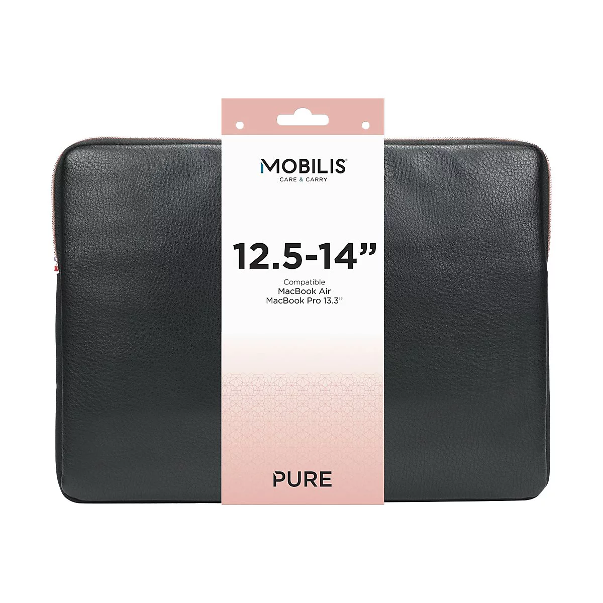 Mobilis PURE - Notebook-Hülle - 35.6 cm - 12.5' - 14' - Silber, Schwarz