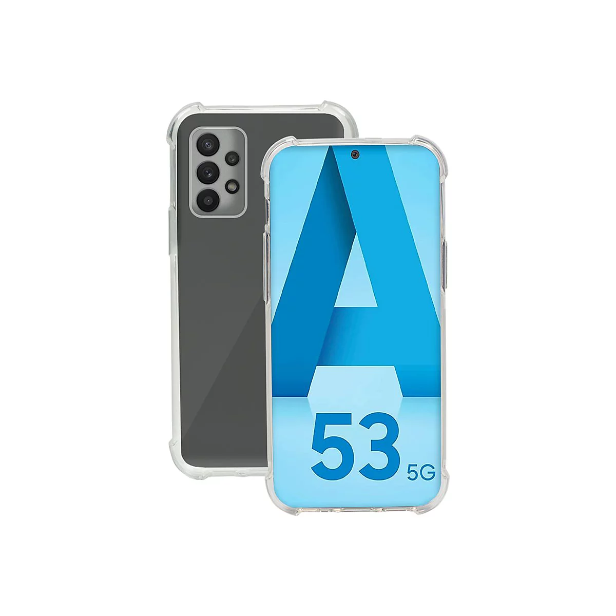 Mobilis R-Series - Hintere Abdeckung für Mobiltelefon - verstärke Kanten - durchsichtig - für Samsung Galaxy A53 5G
