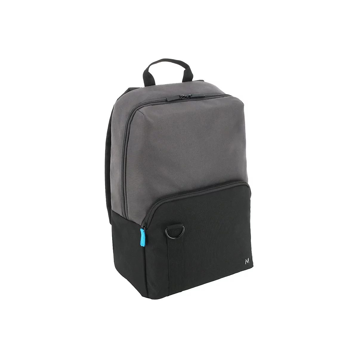 Mobilis THE ONE Essential - Notebook-Rucksack - 14' - 15.6' - schwarz und grau