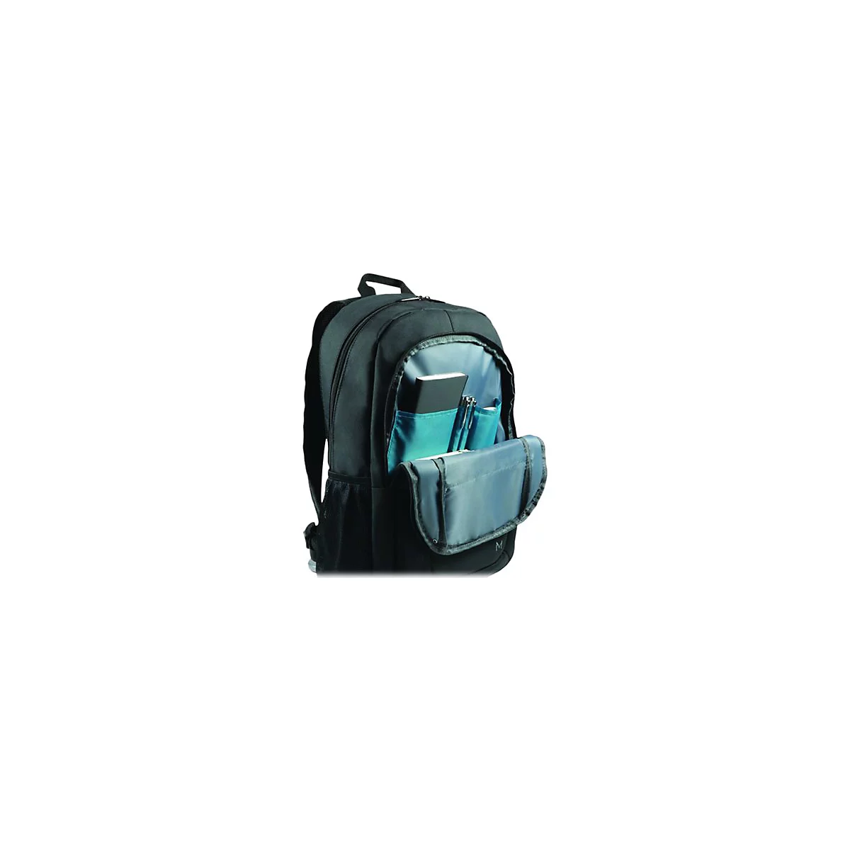 Mobilis THE ONE Recycled - Notebook-Rucksack - blauer Reißverschluss - 30 % recycelt - 39.6 cm - 14'
