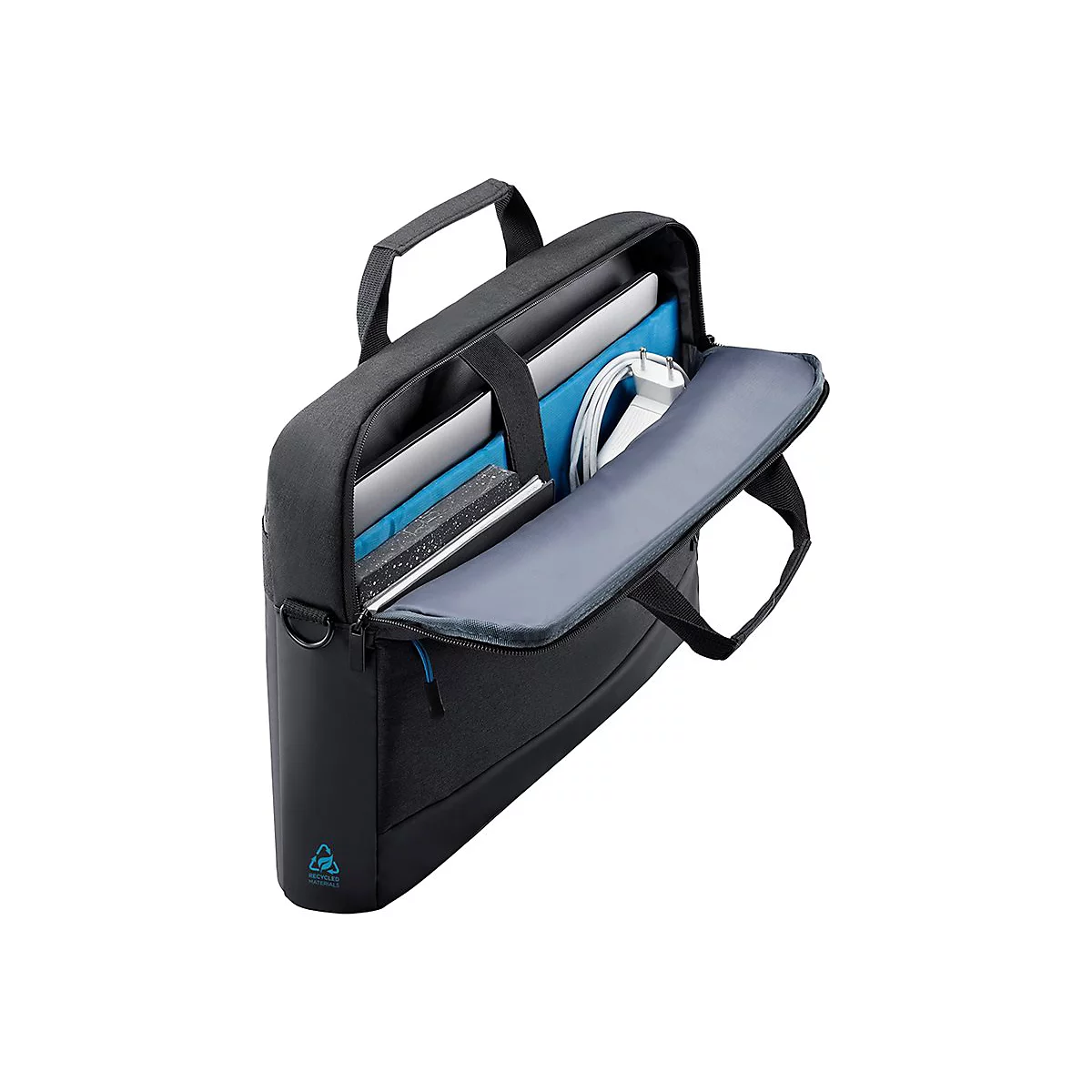 Mobilis Trendy - Notebook-Tasche - toploading, 35% recycled - 40.6 cm (16') - Schwarz