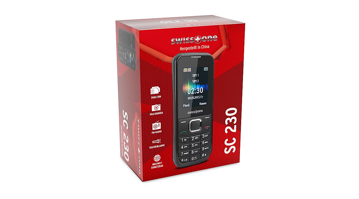 Mobiltelefon Swisstone SC 230, GSM-Mobiltelefon, Dual Sim Funktion