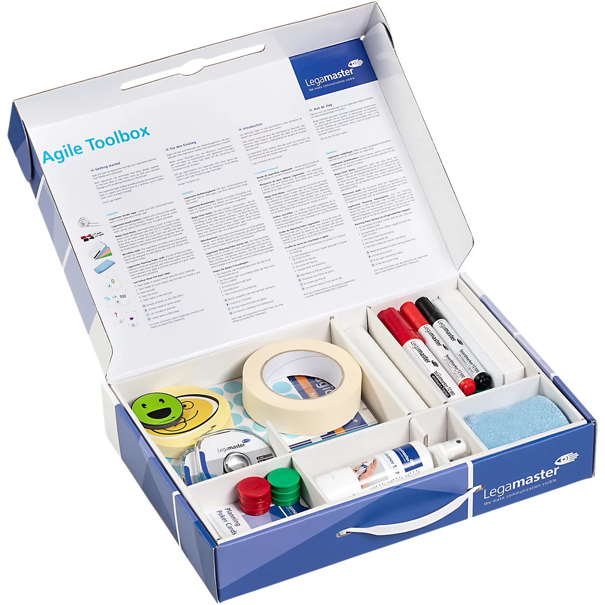 Moderationsbox Legamaster Agile Toolbox