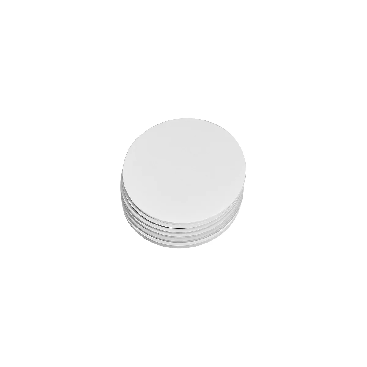 Moderationskarten, rund, ø 195 mm, 250 Stück, weiß