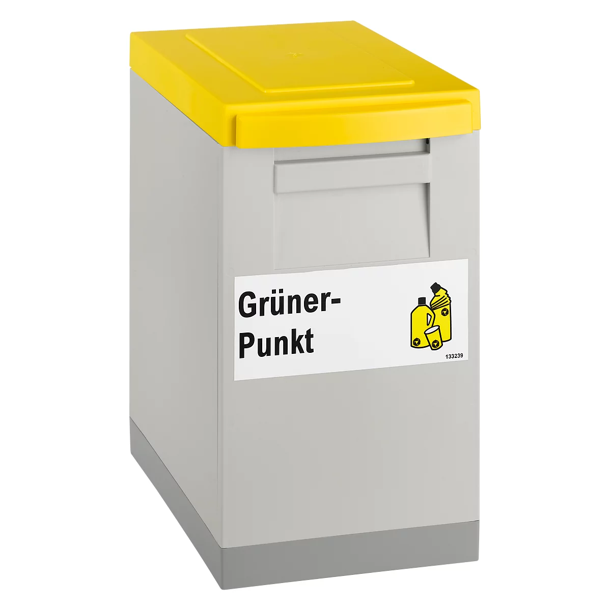 Modul-Sammelbox WSB grau, Deckel gelb